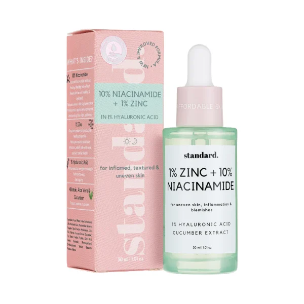 Standard Beauty 1% Zinc + 10% Niacinamide Serum