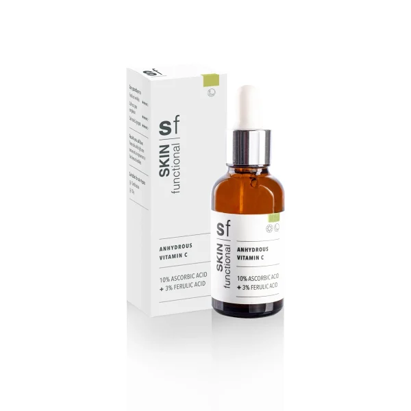 Skin Functional Anhydrous Vitamin C | 10% Ascorbic Acid + 3% Ferulic Acid