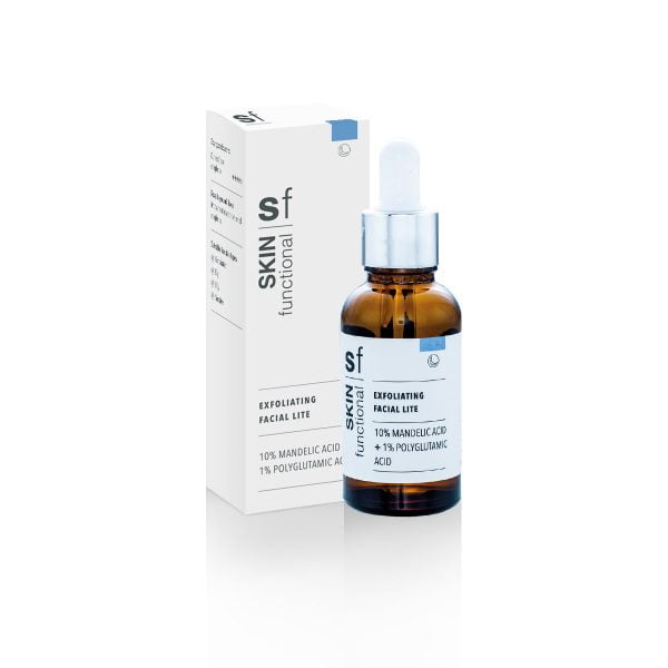 Skin Functional Exfoliating Facial Lite | 10% Mandelic Acid + 1% Polyglutamic Acid