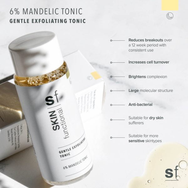 Skin Functional Gentle Exfoliating Tonic 6% Mandelic Tonic