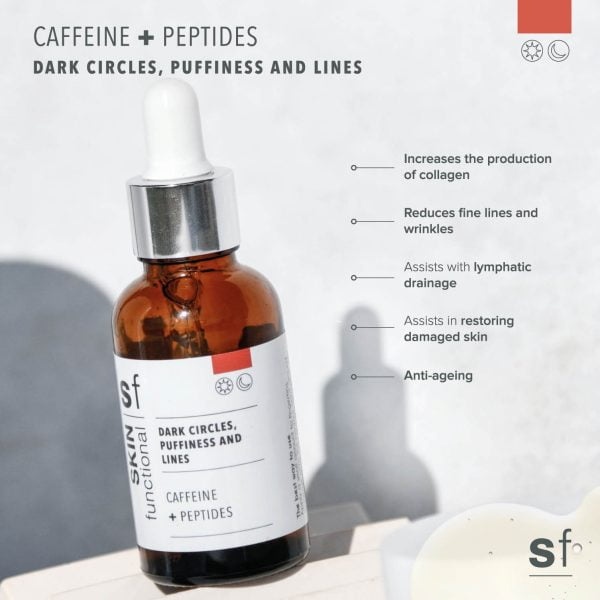 Skin Functional Dark Circles Puffiness and Lines | Caffeine + Peptides