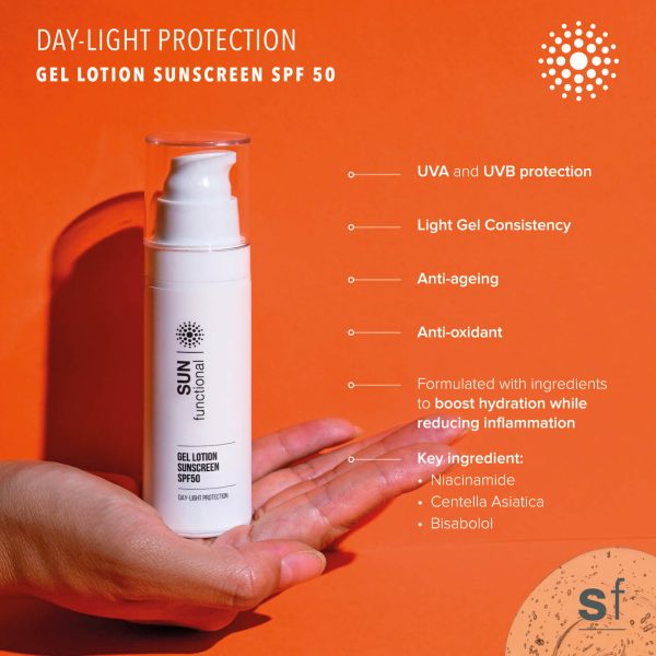 Skin Functional Gel Lotion Sunscreen SPF 50