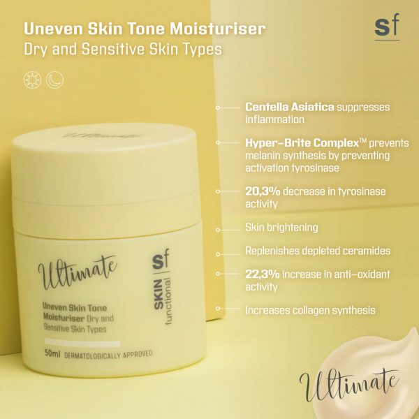 Skin Functional Ultimate Uneven Skin Tone Moisturiser Dry and Sensitive Skin Types