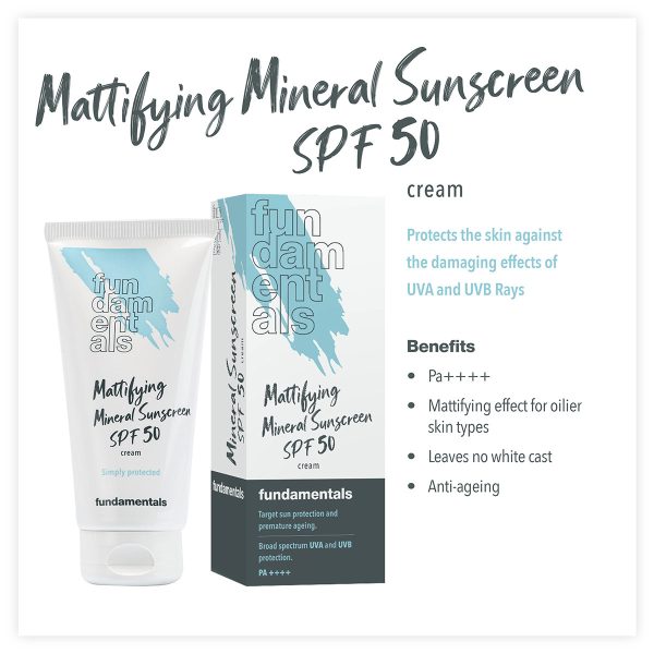 Fundamentals Mattifying Mineral Sunscreen SPF50 cream