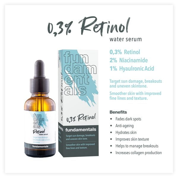 Fundamentals 0,3% Retinol water serum