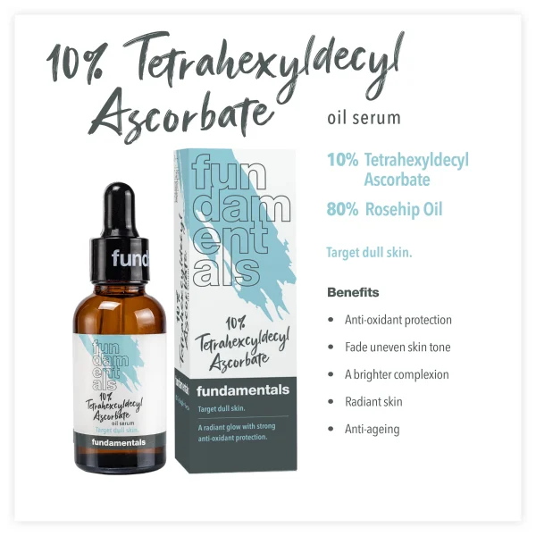 Fundamentals Skincare 10% Tetrahexcyldecyl Ascorbate, Targets dull and uneven skin tone