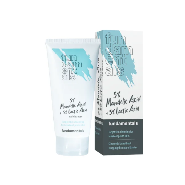 Fundamentals Skincare 5% Mandelic Acid + 5% Lactic Acid Gel Cleanser