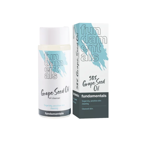 Fundamentals Skincare 58% Grape Seed Oil Cleanser, Skin cleansing and make up remover for sensitive and dry skin