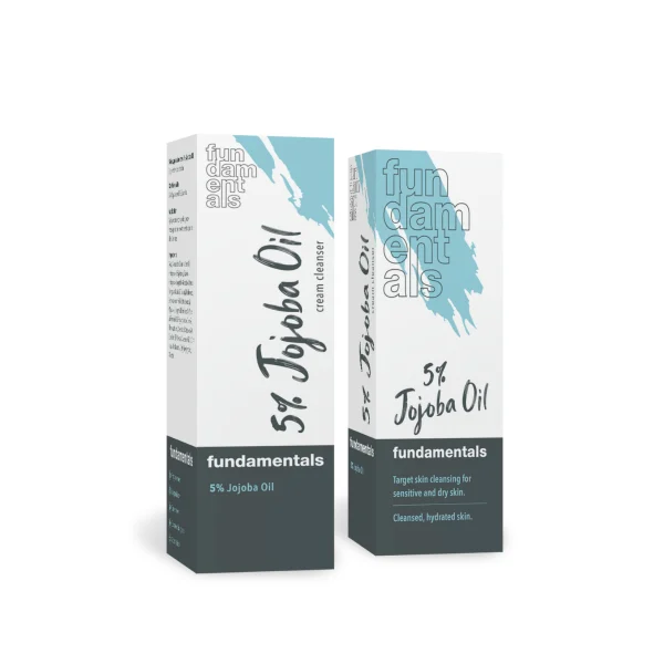 Fundamentals Skincare 5% Jojoba Oil Cream Cleanser, Skin cleansing for sensitive and dry skin